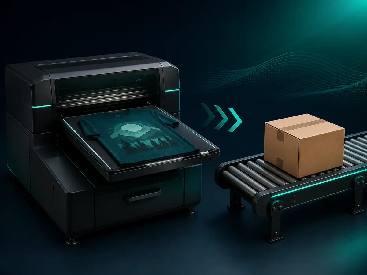 Producción y empaque de un pedido Printelo