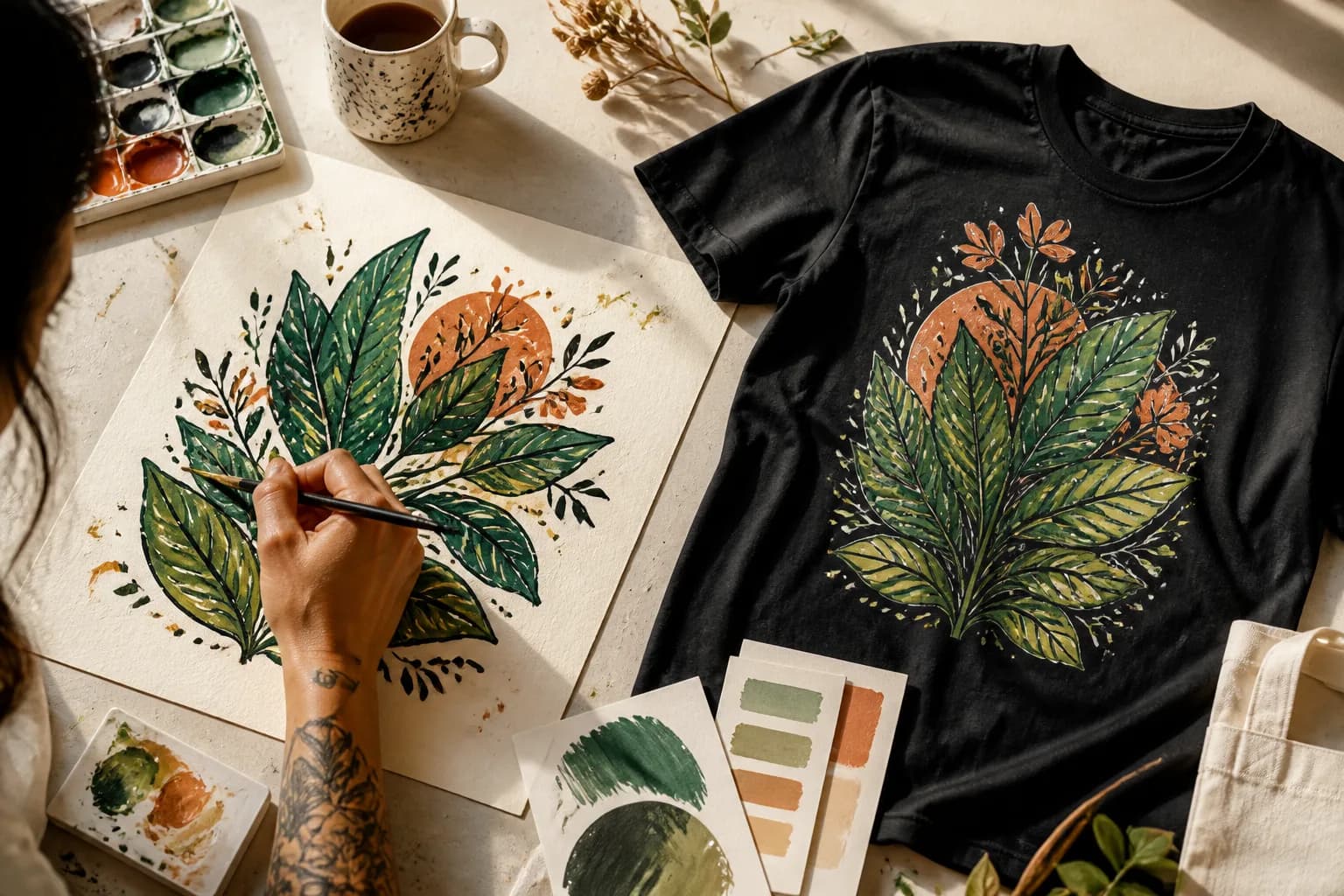 Del boceto a productos personalizados