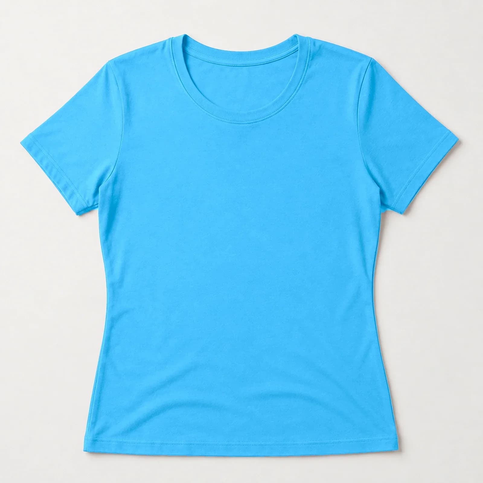 Camiseta Stretch Essential Mujer, color Agua
