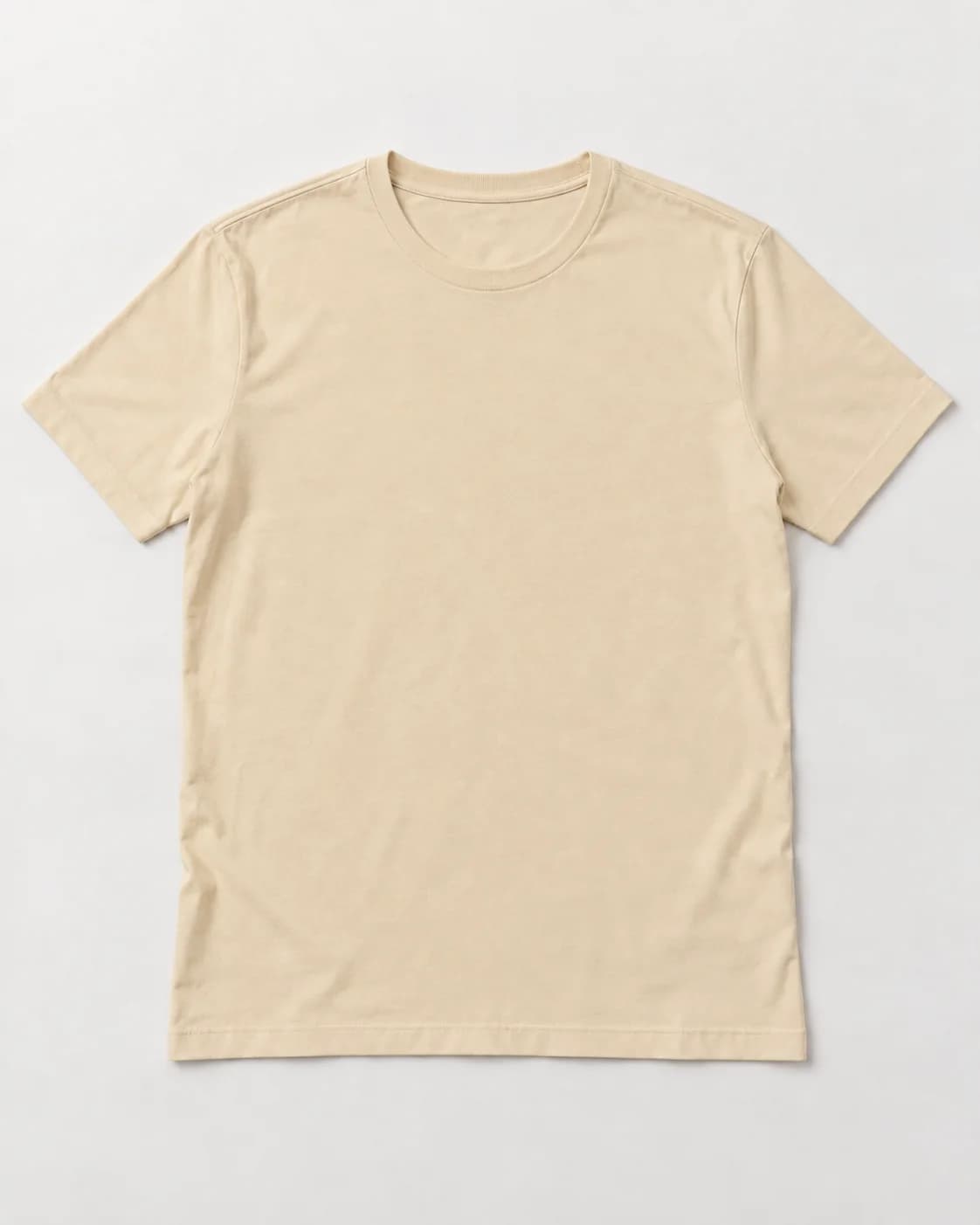 Camiseta Essential Hombre Tela Fría, color Beige