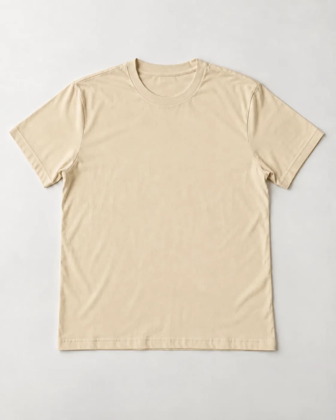 Camiseta Essential Hombre Lycra, color Beige